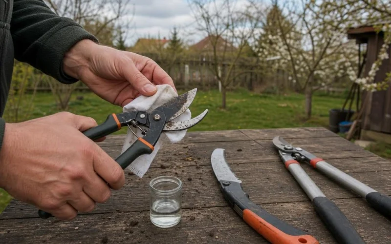 Jak dezynfekować sekator i narzędzia do cięcia roślin?