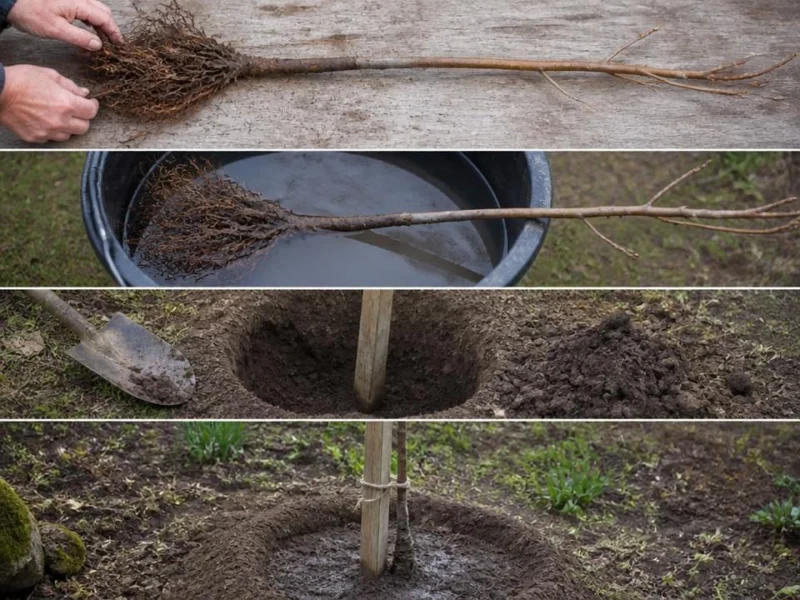 Sadzenie czereśni i wiśni krok po kroku
